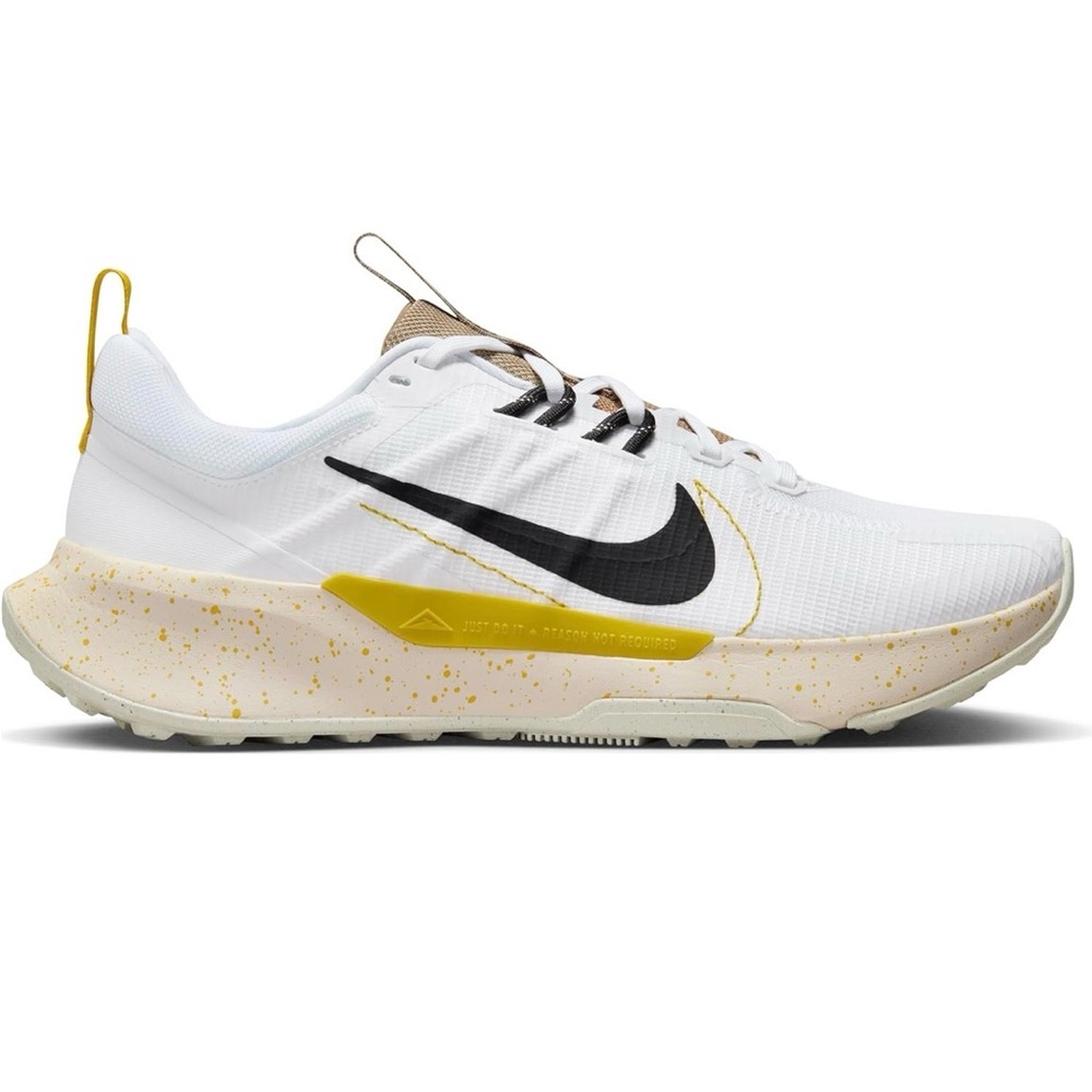 Nike Men's White and Yellow Athletic Shoes